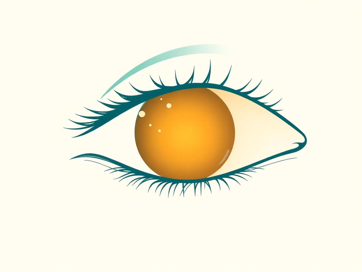 Diagrama del ojo que explica cómo se forman las moscas volantes