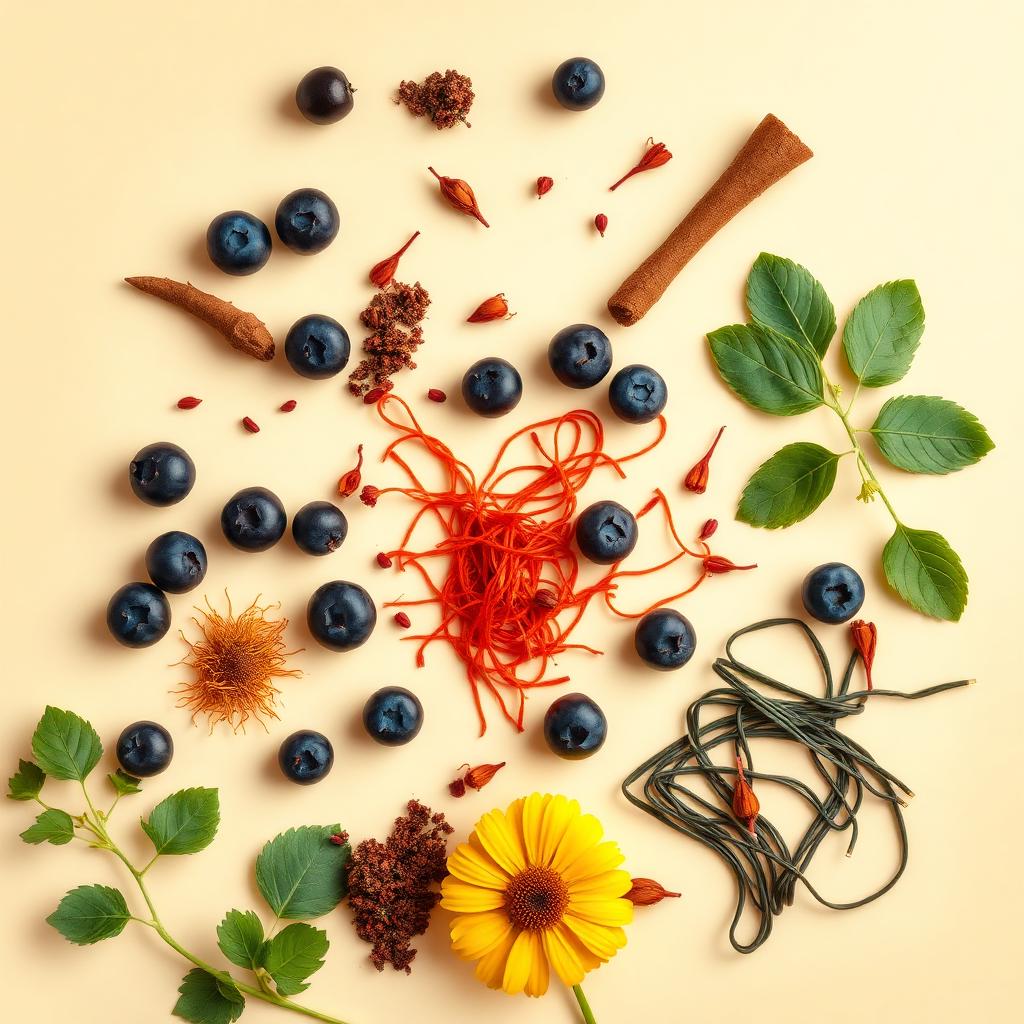Ingredientes naturales de la fórmula LuminEye