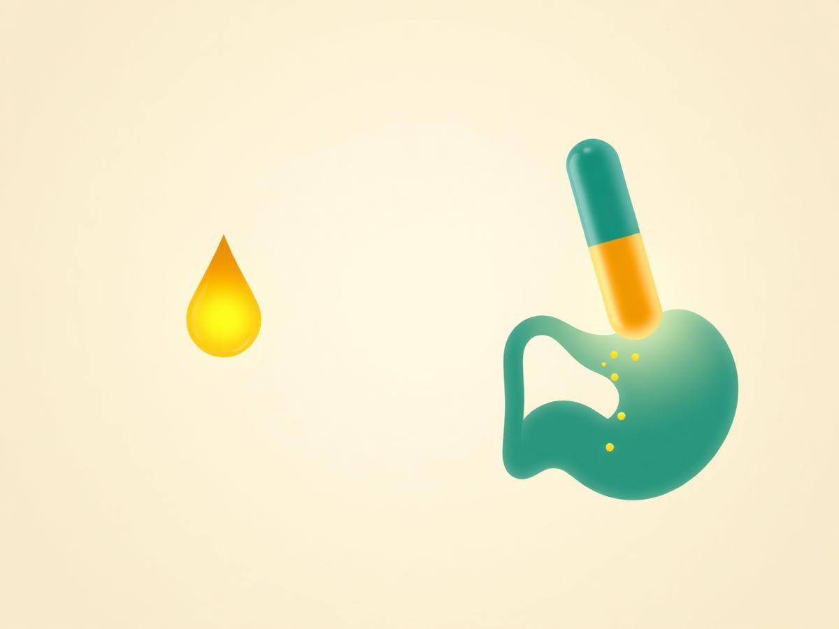 Comparación entre absorción sublingual y absorción de una cápsula